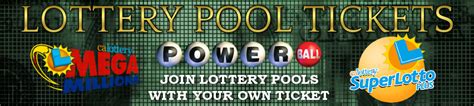 lottery pools to join.
